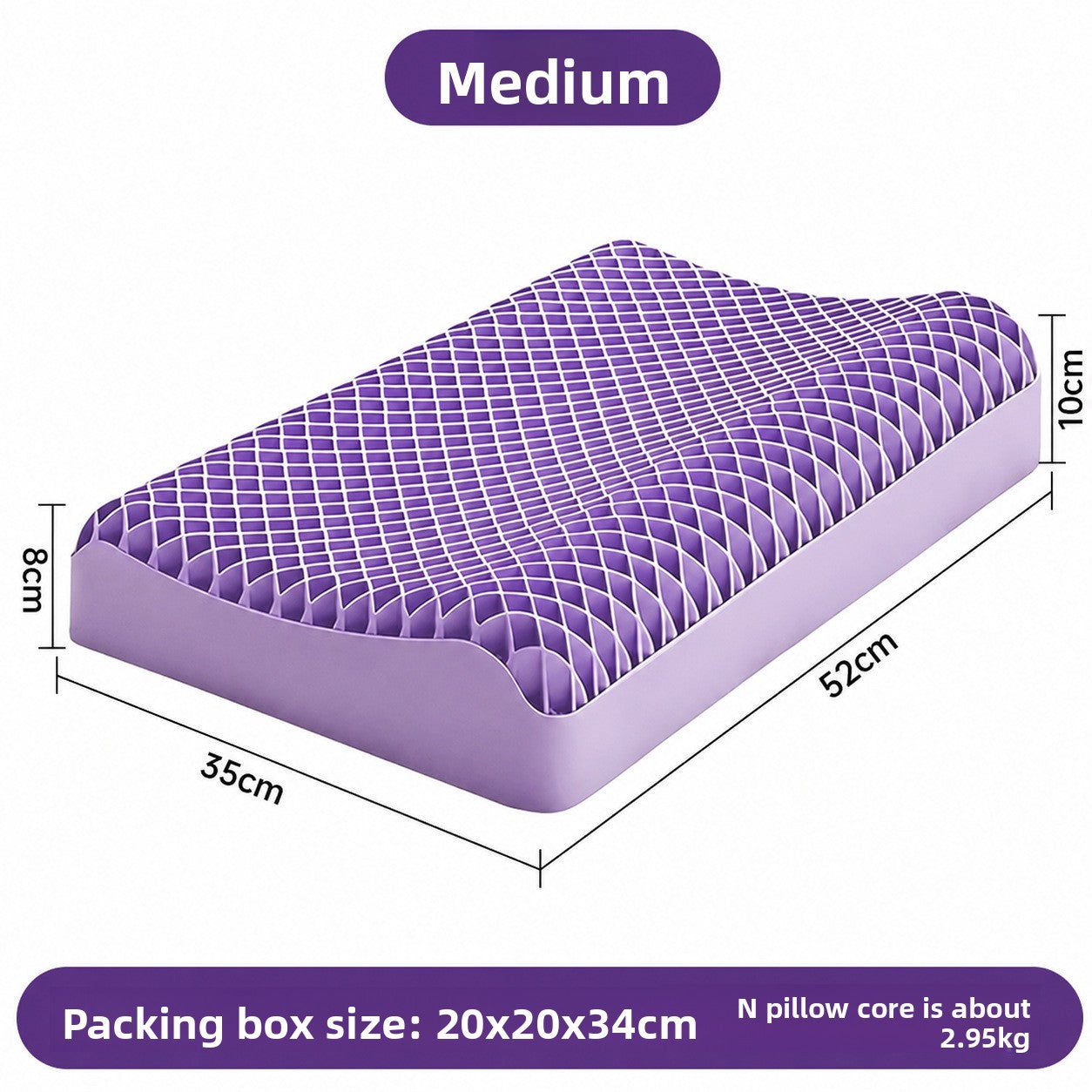 Fitvexo ChillCloud Cooling Breathable Pillow
