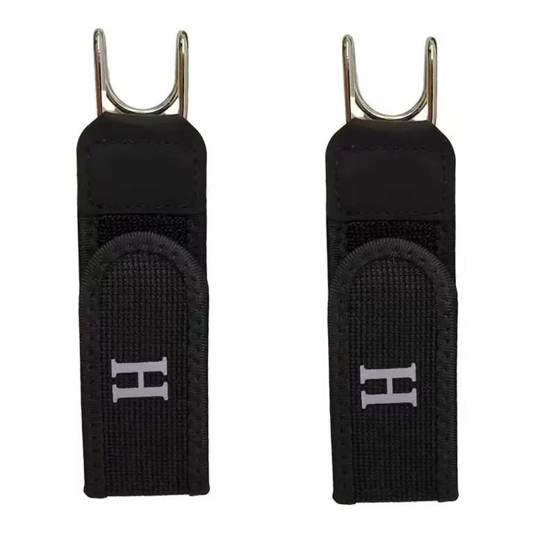Adjustable Waist Belt Buckle with Hook and Velcro