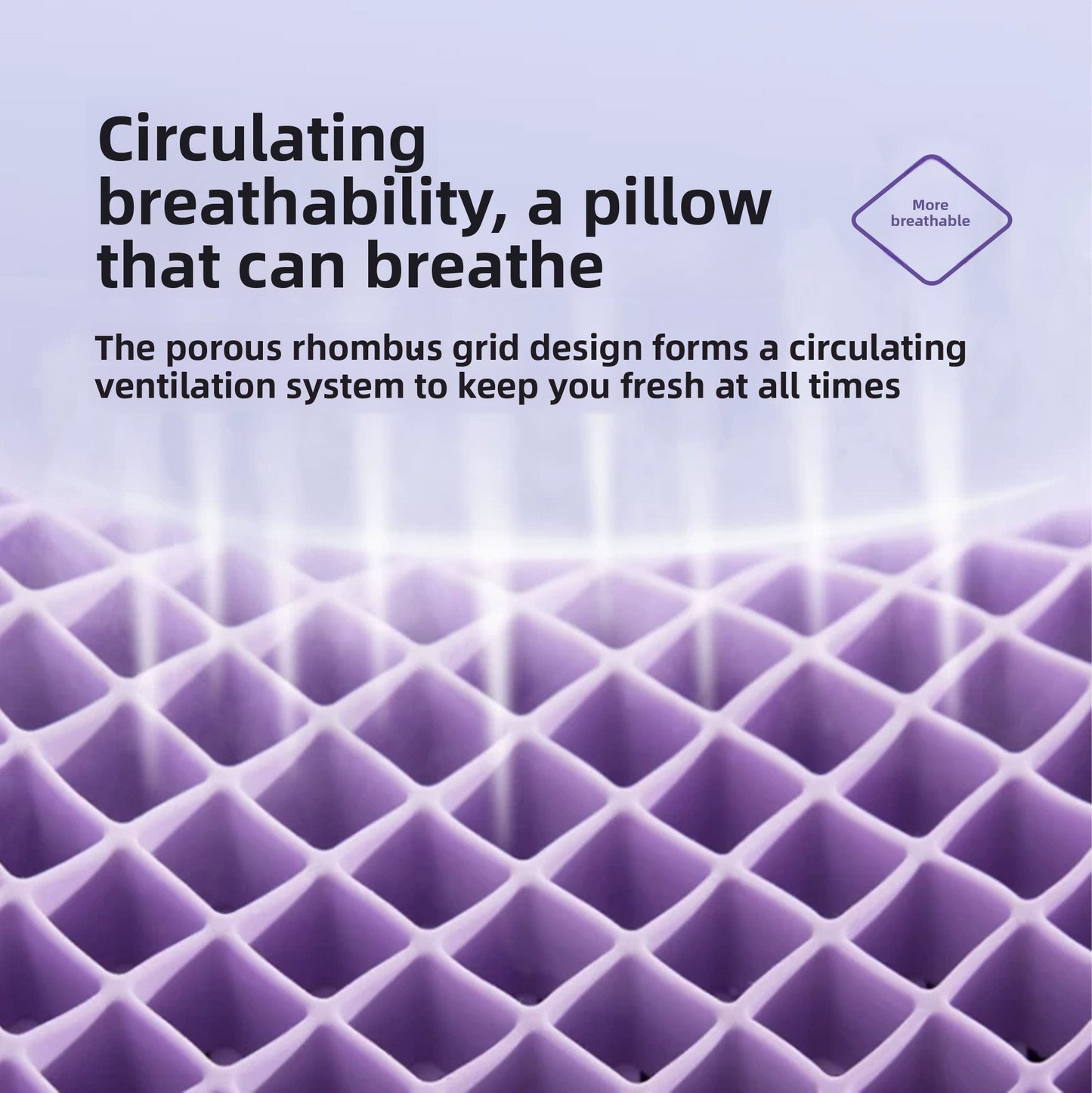 Fitvexo ChillCloud Cooling Breathable Pillow