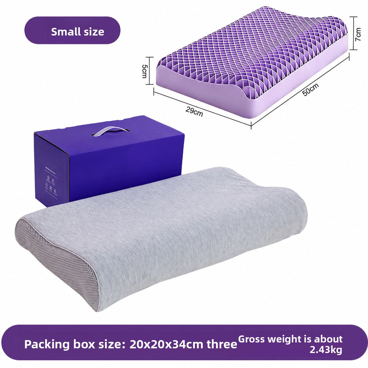 Fitvexo ChillCloud Cooling Breathable Pillow