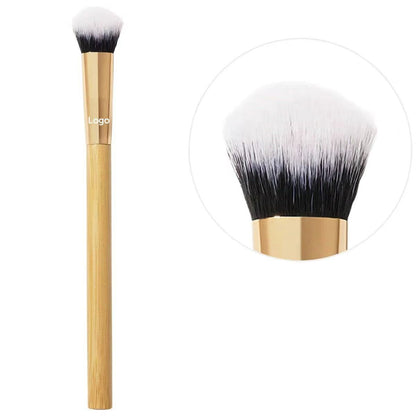 Soft Bristle Makeup Brush Bamboo Handle