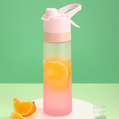 Spray Plastic Water Bottle with Large Capacity