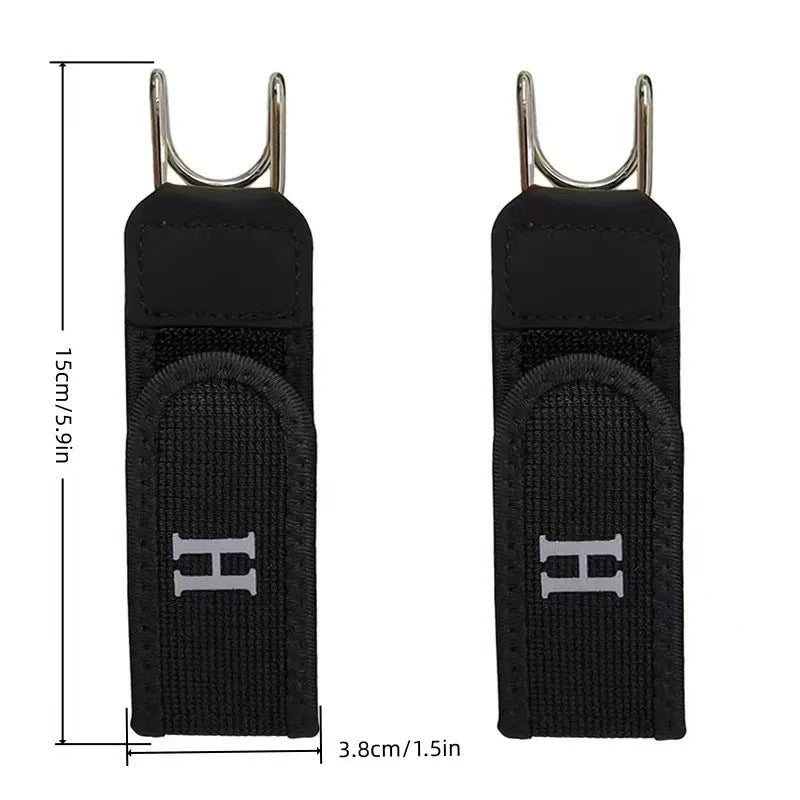 Adjustable Waist Belt Buckle with Hook and Velcro