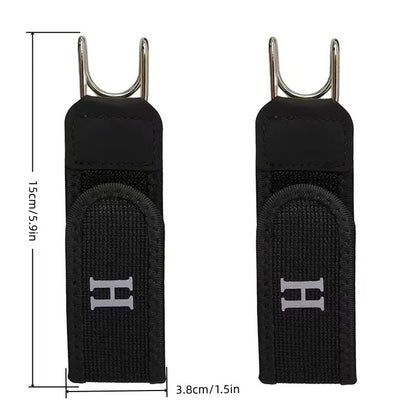 Adjustable Waist Belt Buckle with Hook and Velcro