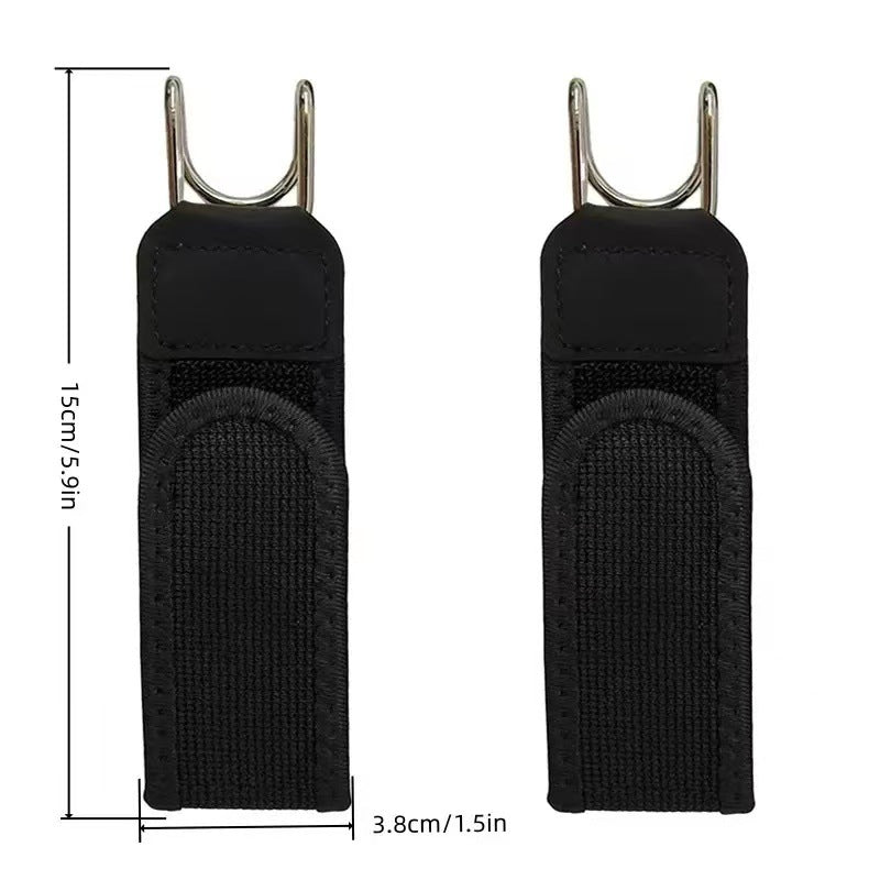 Adjustable Waist Belt Buckle with Hook and Velcro