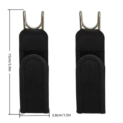Adjustable Waist Belt Buckle with Hook and Velcro