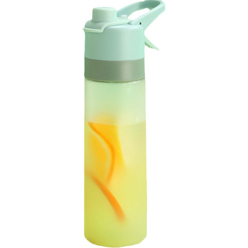 Spray Plastic Water Bottle with Large Capacity